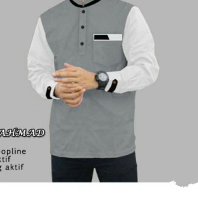 ♥ CF Koko Ahmad,kemeja koko pria muslim terbaru,Koko agam lengan pendek ▼