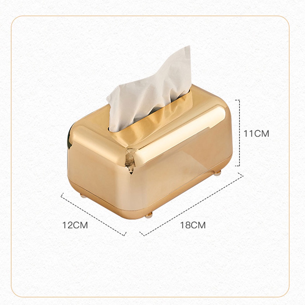 Kristal Kotak Tisu Gold Tempat Tissue kotak tisu mobil tempat tisu estetik kotak tisu emas