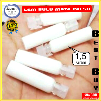 Lem Bulu Mata Palsu False Eyelash GLUE TAHAN LAMA TIDAK PERIH TIDAK BERBAU Murah 1,5 ml PUTIH