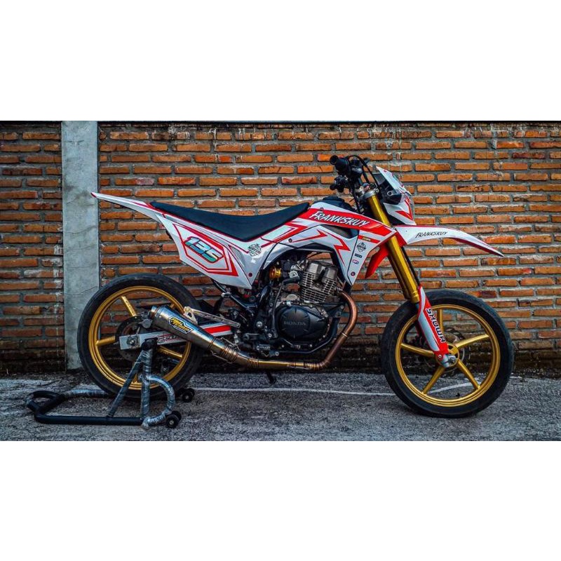 Knalpot CRF 150cc 175cc Kolong Fanterra Racing Exhaust Original