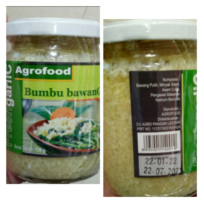 

Agrofood Bumbu Bawang fresh garlic 150gr