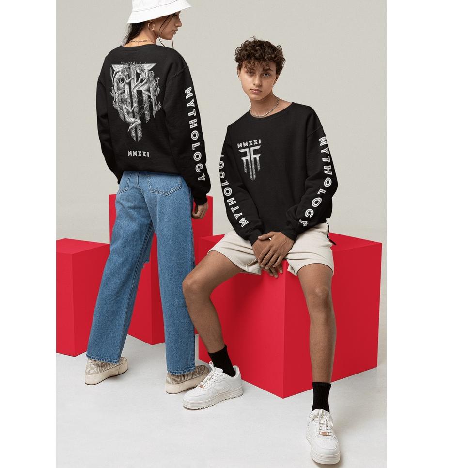 Terbaik.. Lastkiss Mythology Crewneck Black