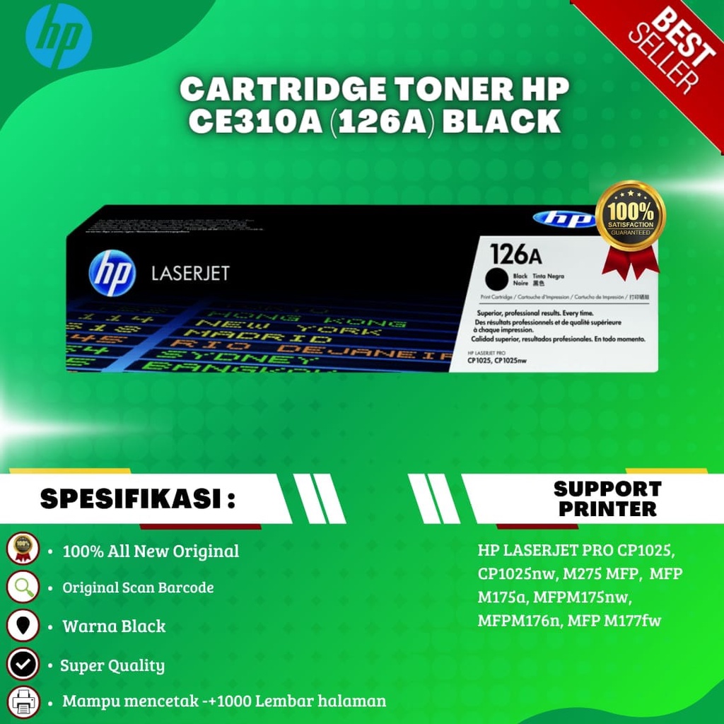 TONER HP 126A BLACK