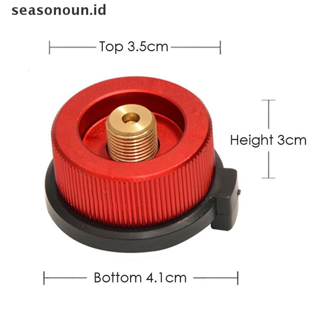 Adaptor Konverter Tangki Gas Butana Bahan Metal Untuk Kompor Camping