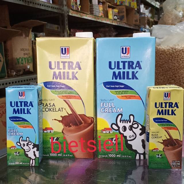 

ultra milk susu uht 1 ltr