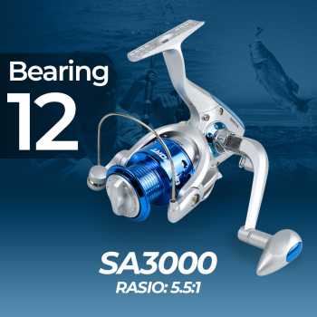 TaffSPORT 3000 Series Reel Pancing Fishing 5.5:1 Gear Ratio TaffSPORT- SA3000