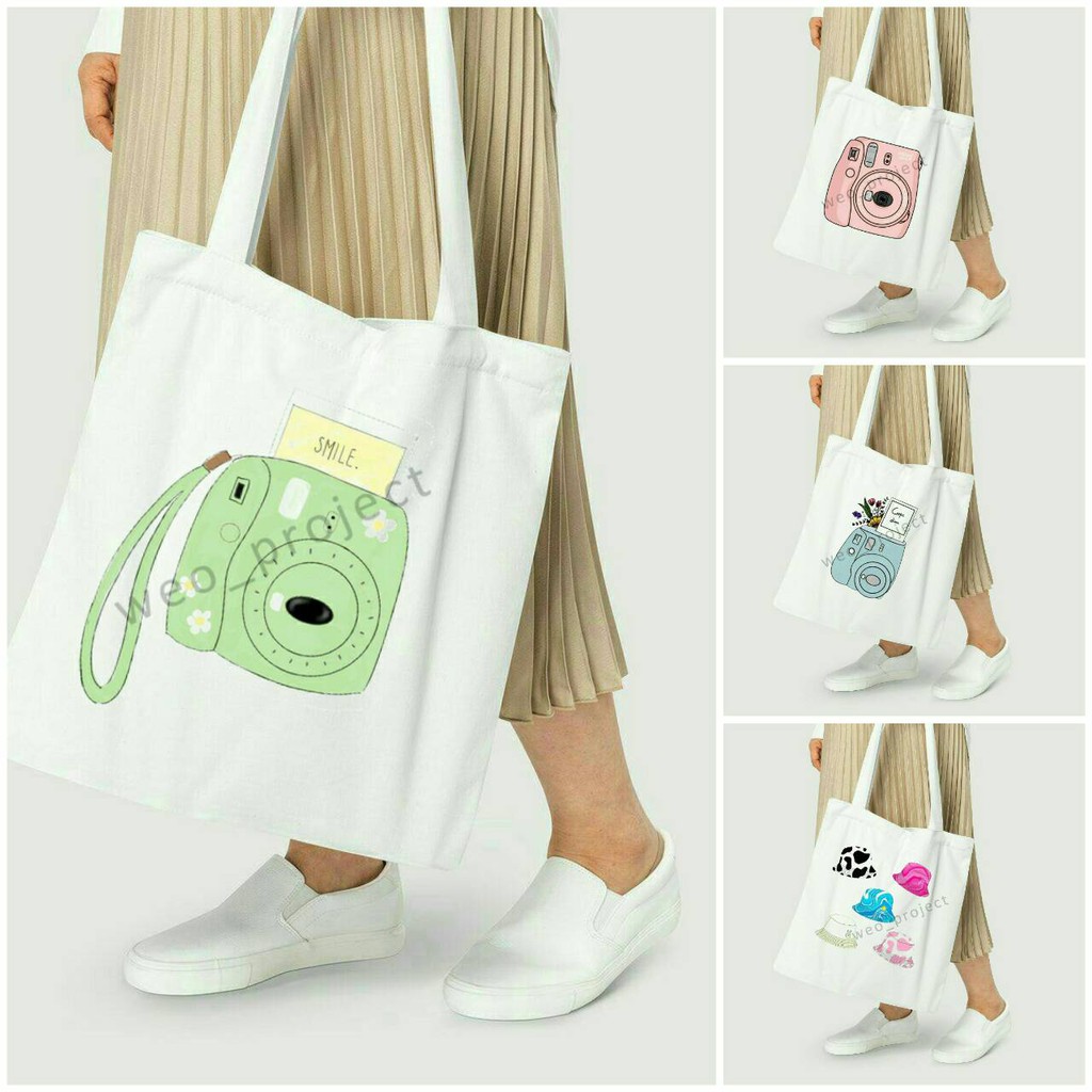 TOTE BAG KANVAS / TOTE BAG WANITA / TOTE BAG UNIK