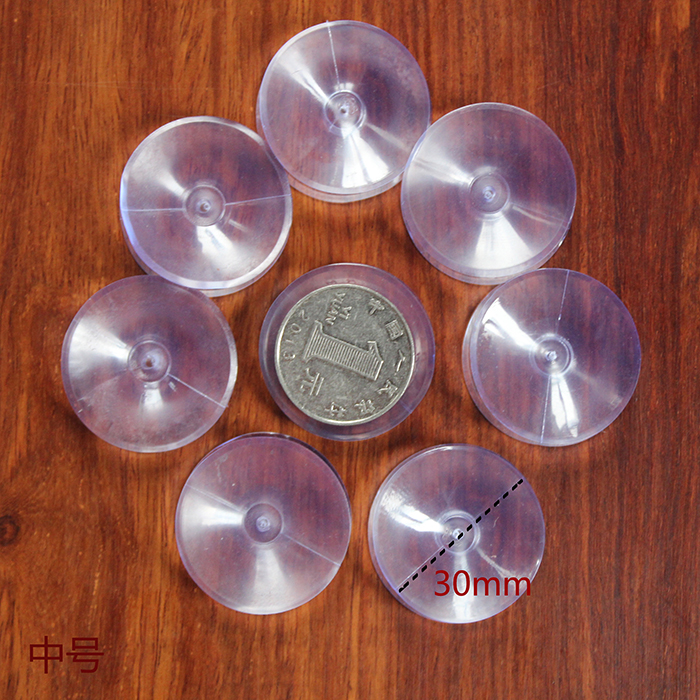 Pad Suction Cup Bahan PVC Plastik Karet Anti slip Ukuran 20 / 30 / 35mm Untuk Meja Makan