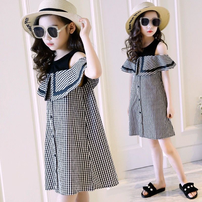 Kimberlycollection MINI DRESS KOTAK UNTUK ANAK UMUR 5-8 TAHUN