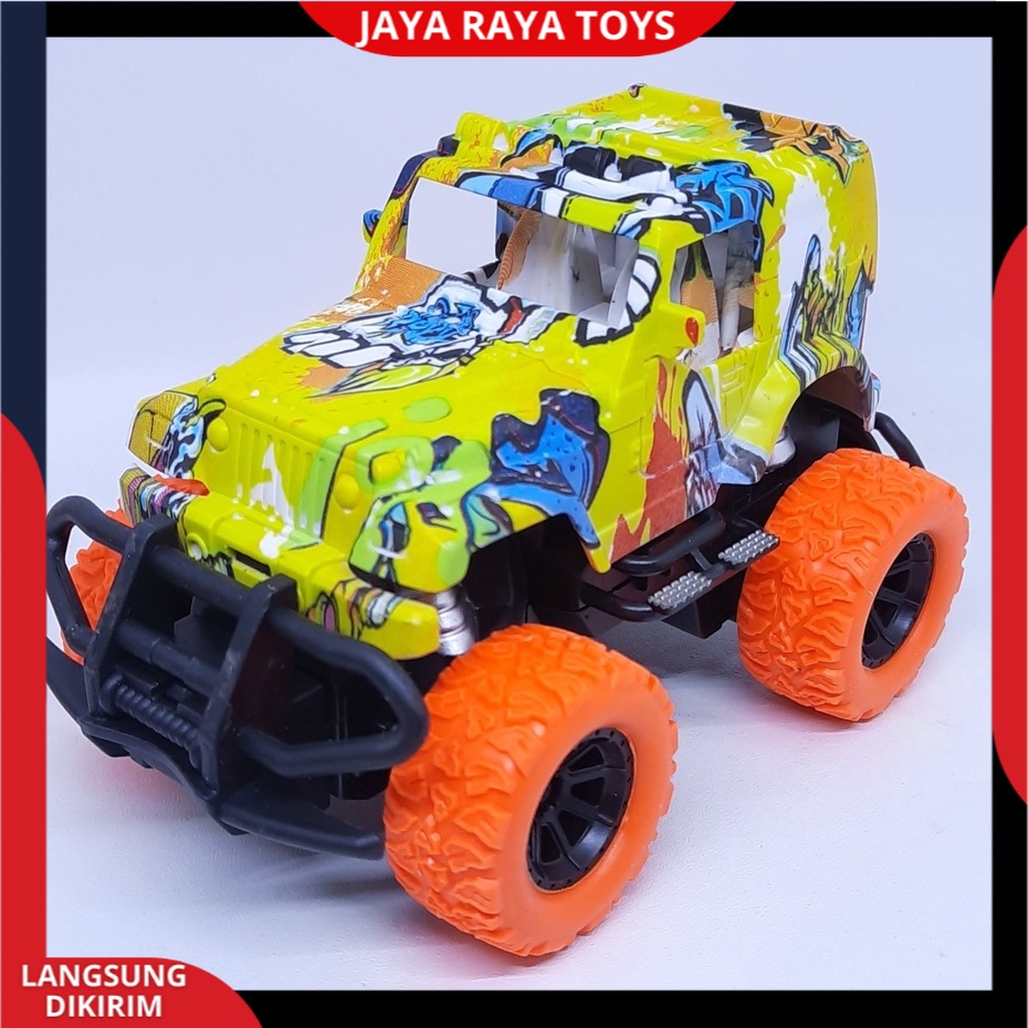 Mainan Anak Mobil Remote Control Offroad Rock Crawler RC Car Jeep Off Road Climber Mini Versi New