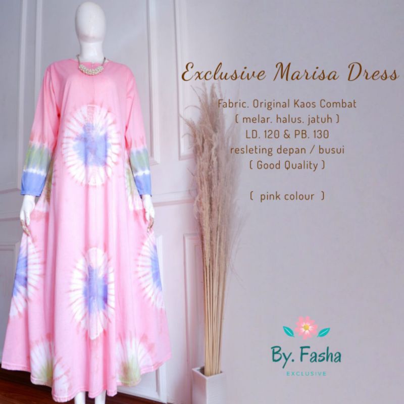 marisa dress / dress busui friendly / daster / dress rumahan ukuran jumbo LD 120cm / bayar di kurir