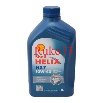 Shell Helix Oli Mesin Mobil Hx7 10w40 1 Ltr/  Oli Mesin Mobil Hx7 10w40 1 Ltr