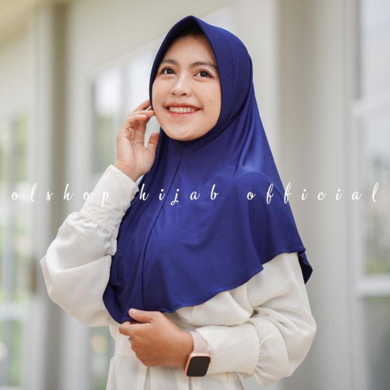 Bergo Jersey Hamidah / Hijab Menutup Dada