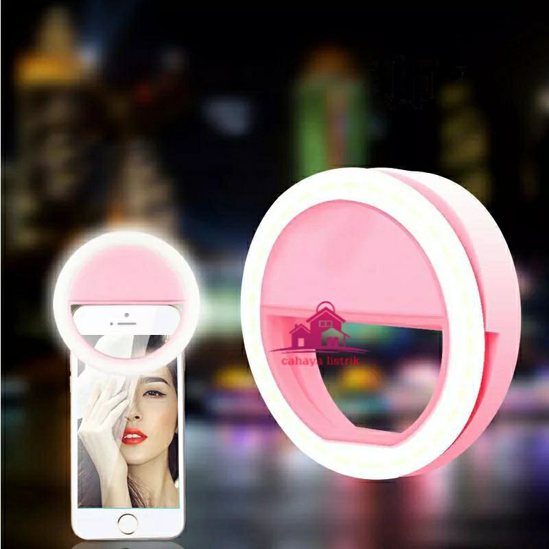 Selfie Ring Light Lampu LED Vlogger RK-12 RingLight