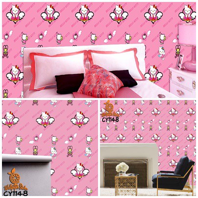 [BISA COD] Wallpaper Dinding Premium Matte High Quality 45cm X 10M