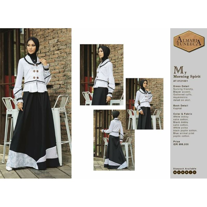 ALMARI TUNEECA JANUARI 2021 DISKON SALE PROMO AT-0121001 GAMIS LONG DRESS