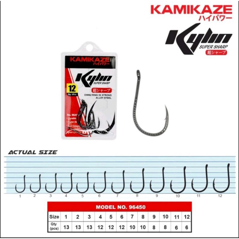 Mata pancing kamikaze chinu / kail pancing kamikaze chinu