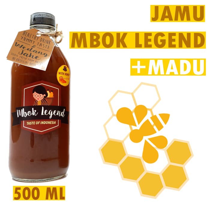 

Jamu Mbok Legend + MADU Botol Kaca 500 ml - ju771