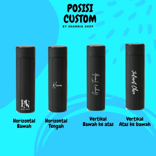 CUSTOM [ NAMA / LOGO ] CETAK LASER GRAFIR  K623 TERMOS / TUMBLER KAXIFEI DREAM SOUVENIR BOTOL HAMPER