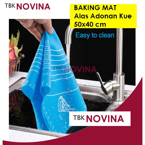 BAKING MAT ALAS ADONAN KUE SILIKON 50x40 cm