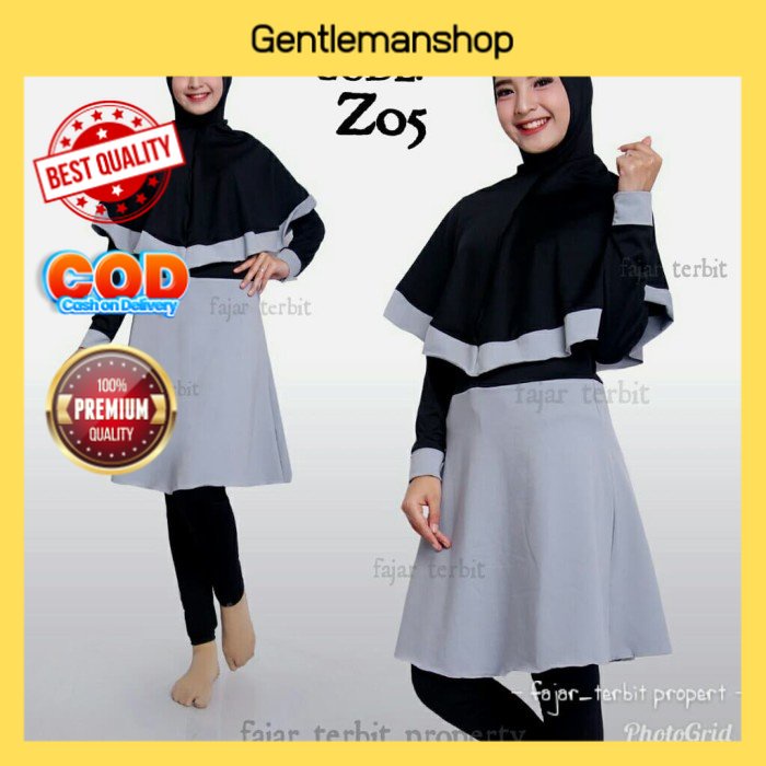 Baju Renang Wanita Muslimah Dewasa Jumbo Wanita Big Size | Baju Renang Hijab Syari'i