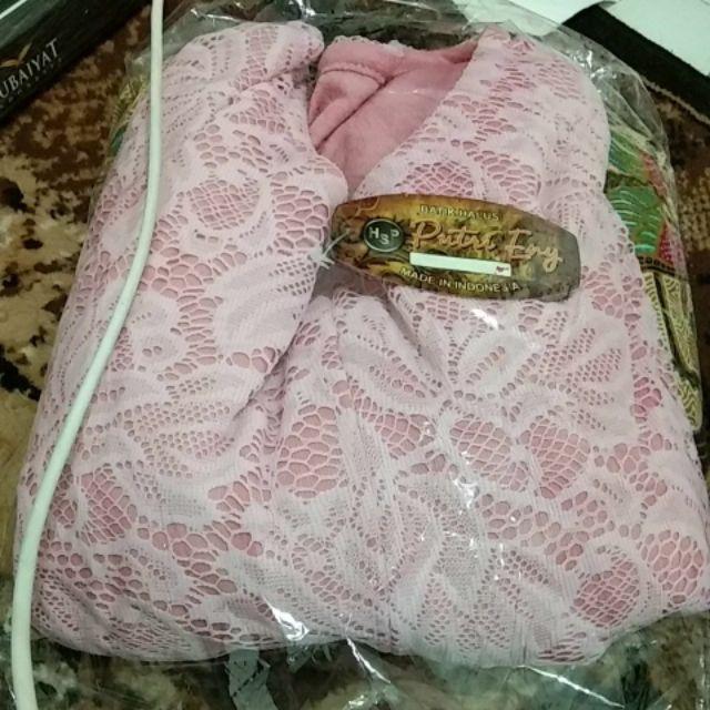 Zola_batik Couple Gamis Brokat Kamaratih Pink Series