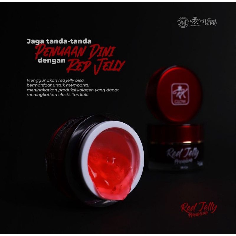 RED JELLY RK / RK GLOW PREMIUM / ORIGINAL 100% / RED JELLY RK MENENCERAHKAN DAN MENGGLOWINGKAN