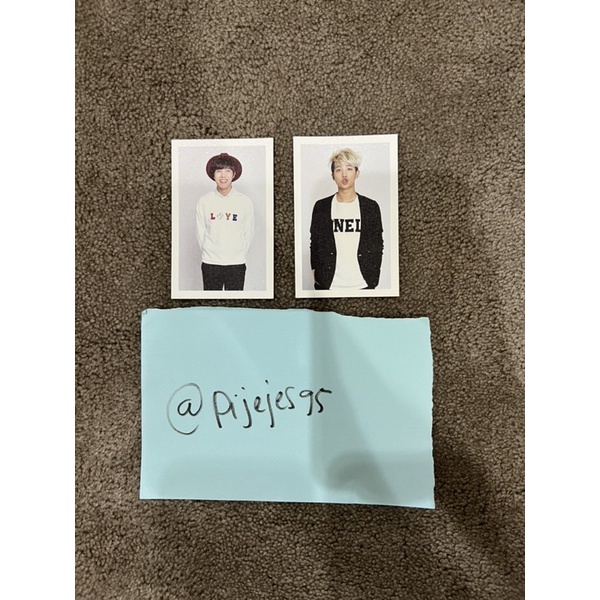 BTS 2ND ARMY KIT PHOTOCARD {Jhope & RM}