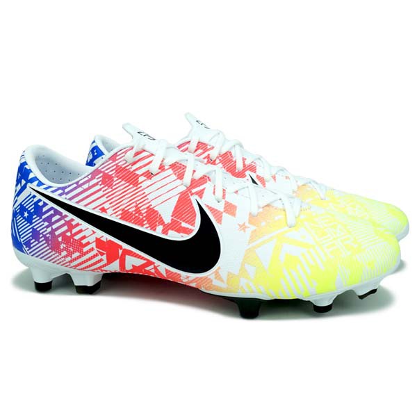 Sepatu Bola Nike Vapor 13 Academy NJR FG/MG -  White/Black