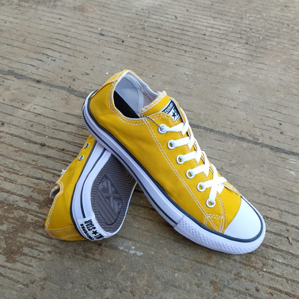 SEPATU PRIA WANITA CONVERSE ALL STAR LOW FREE BOX KUNING