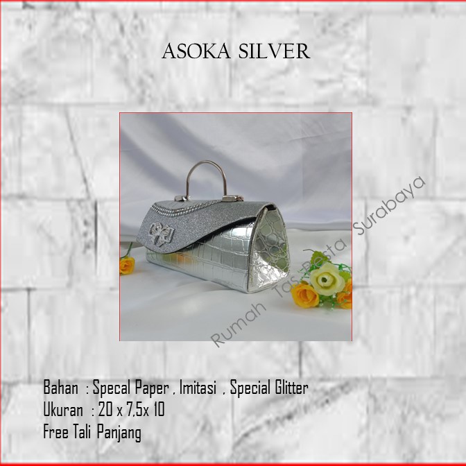 Tas Kondangan,Tas Gliter,Tas Cantik,ASOKA SILVER