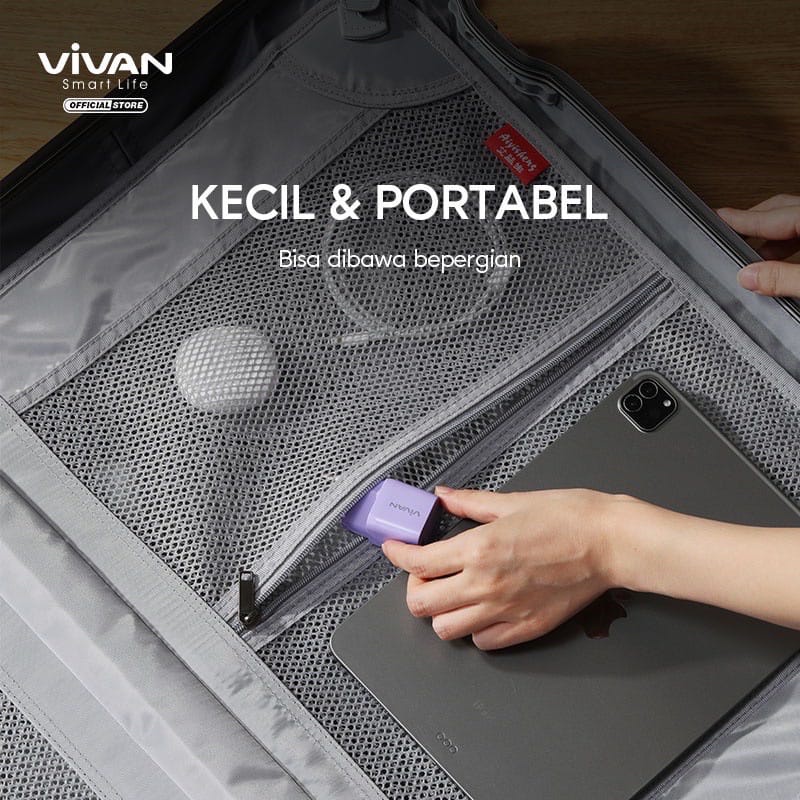 A_   VIVAN Adaptor Charger Power Nano 20 Batok Fast Charging 20W 3A Type-C (PD) Multi Protection