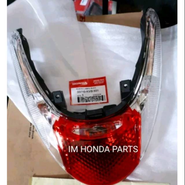 Reflektor lampu belakang Vario 110 cw karbu original