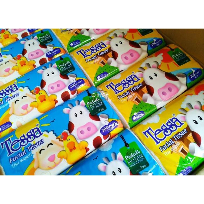 Jual TESSA FACIAL TISSUE TISU WAJAH SHEETS 2 Tisu Tessa Shopee