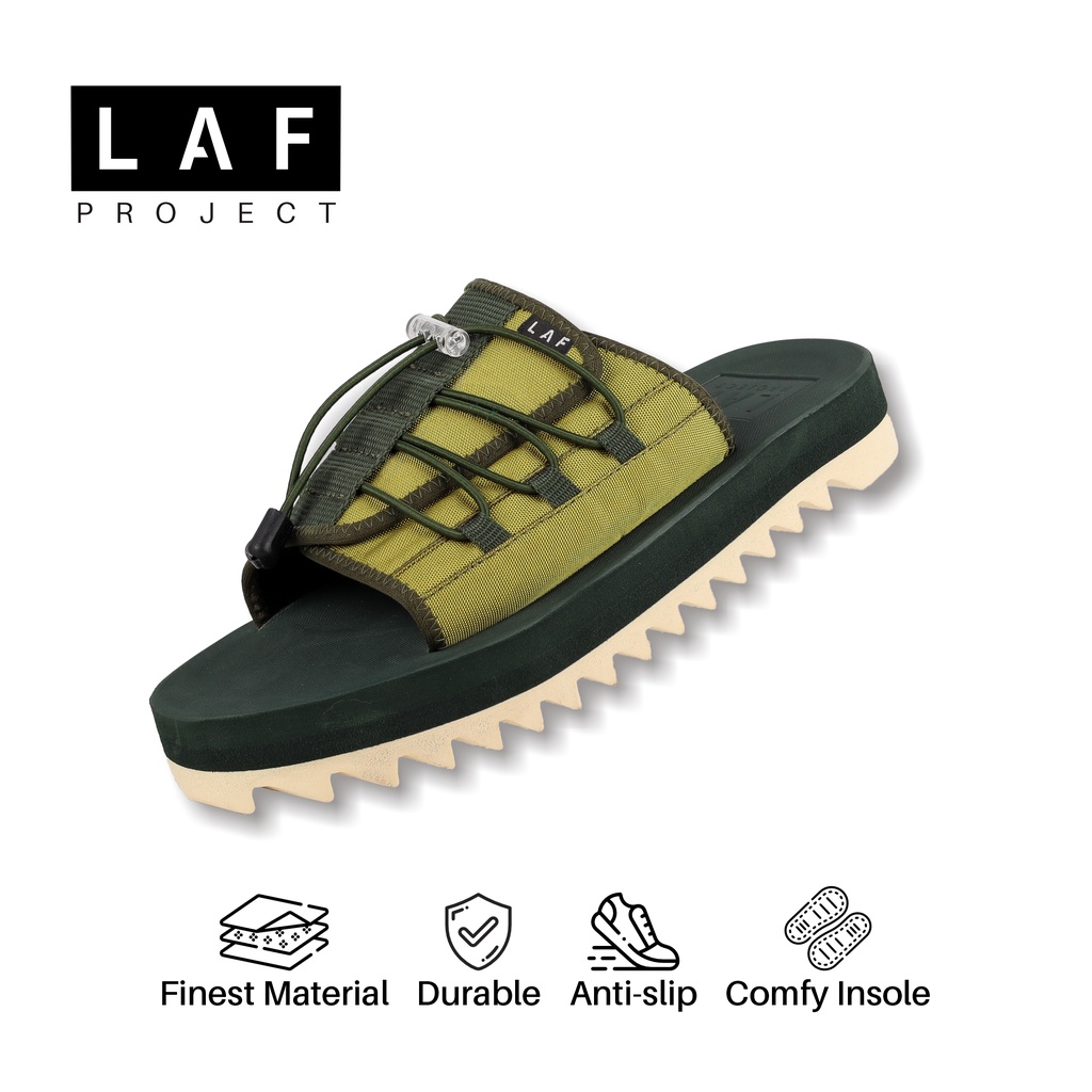 LAF Project - Sandal Slide Slop Sendal Original Hijau - Kanoa