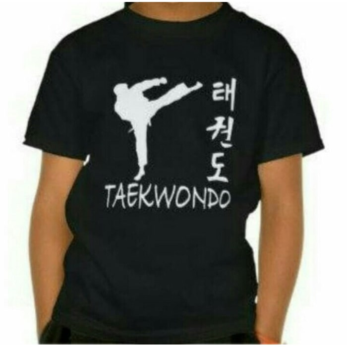 Kaos Tshirt Baju Combed 30S distro Taekwondo