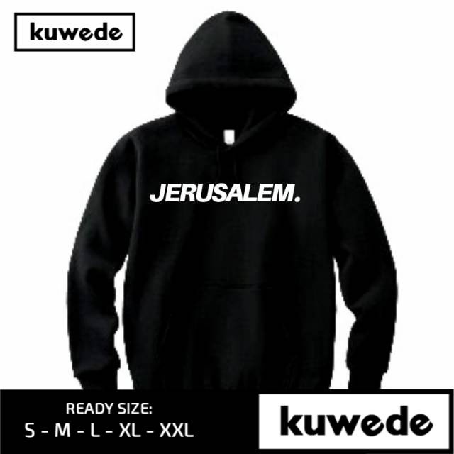 Hoodie Jerusalem Palestina Jaket Sweater Keren