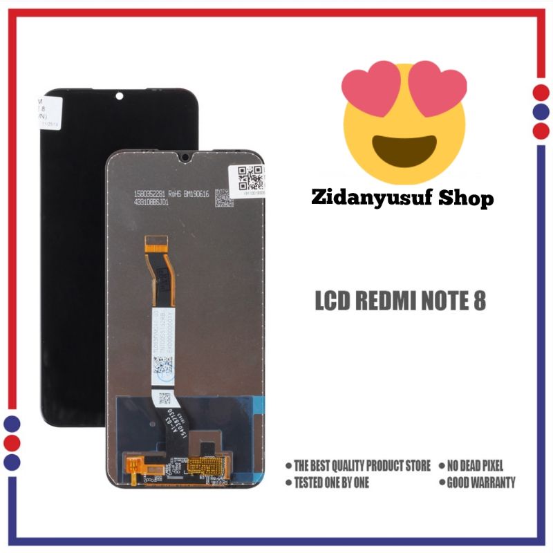 LCD TOUCHSCREEN XIAOMI REDMI NOTE 8 FULLSET ORIGINAL