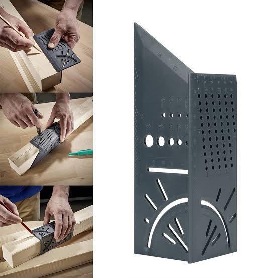 

Marking Ruler / 3D Miter angel / Penggaris Segitiga / Speed Square