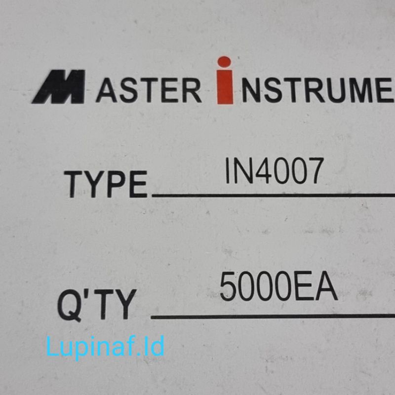 HARGA 10 PCS DIODA IN4007 IN 4007