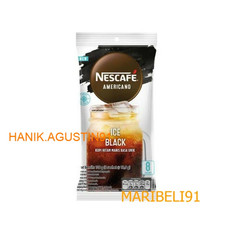 NESCAFE Americano Ice Black & Blackcurrant 8 x 13.5gr
 MB91