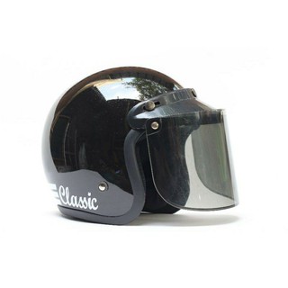 (BISA COD!!!)Helm Bogo Dewasa Clasicc Warna Hitam Glossy ...