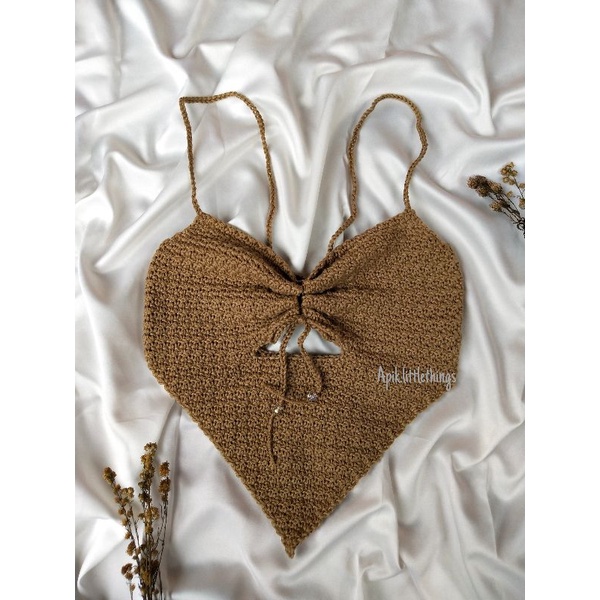 Ve Top // Crochet Top // Atasan Rajut // bikini rajut