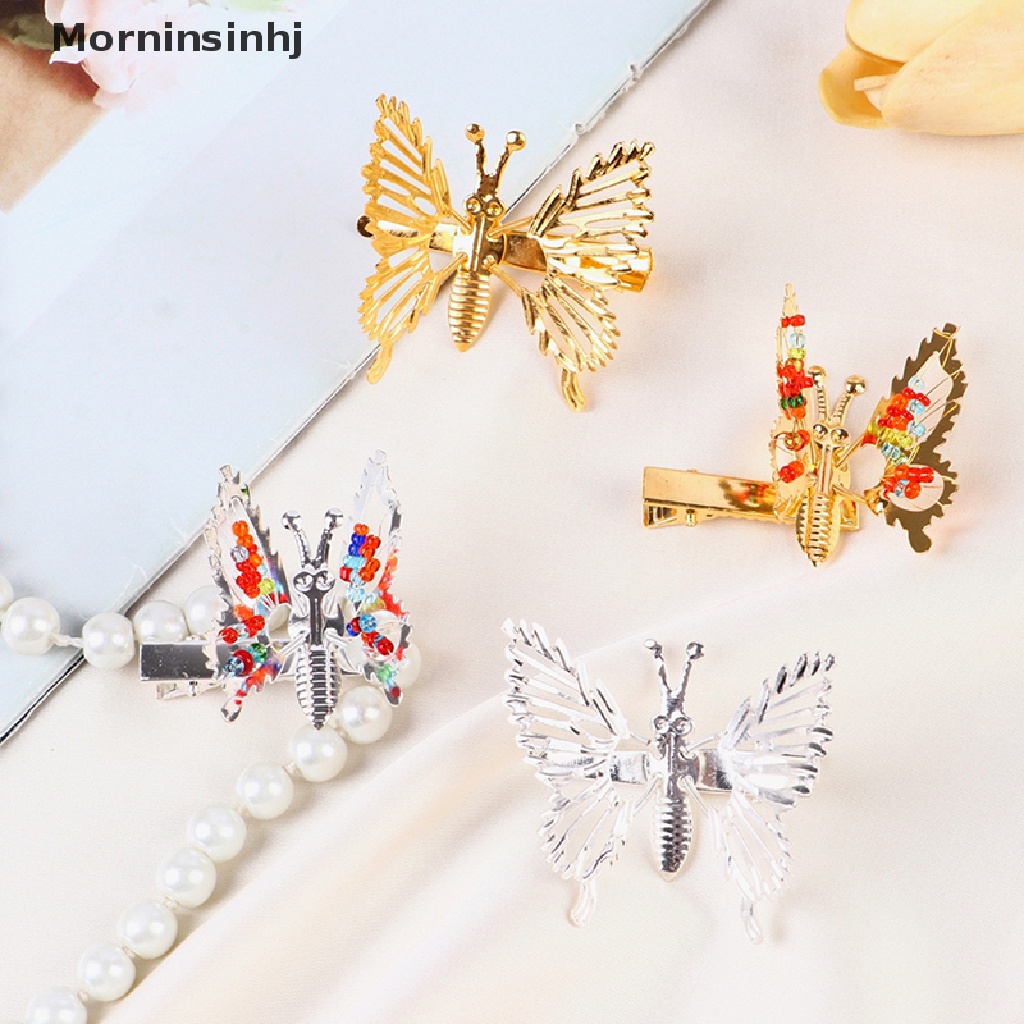 Mornin Jepit Rambut Kupu Poniclip Will Move Butterfly Hairpin Hiasan Kepala DuckbillClip id