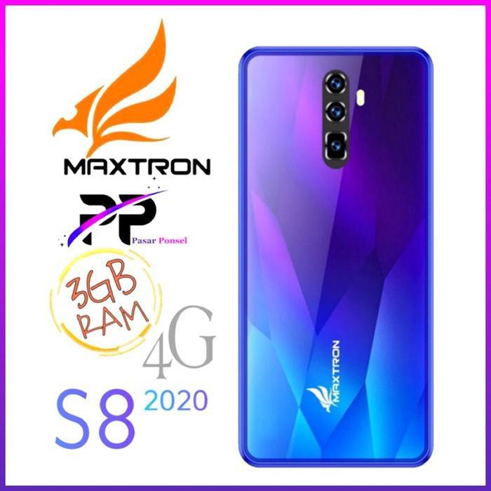 Handphone Hp Maxtron S8 2020 Ram 3 Rom 16 Jaringan 4g Layar 6 Garansi Resmi Shopee Indonesia