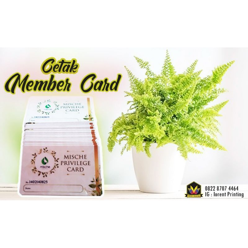 

MEMBER CARD / ID CARD DESIGN KEREN DENGAN HARGA TERJANGKAU