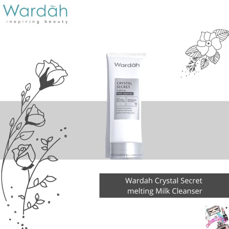 ☃Cutezz_Ching1☃Wardah Crystal Secret Melting Milk Cleanser 100ml