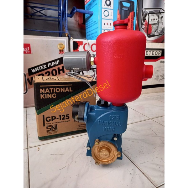 Pompa air National king GP125watt+Otomatis+Tabung plastik