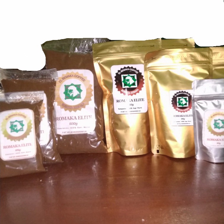 

Kopi Superior Black Robusta by EL SEMAKA COFFEE - ROMAKA ELITE PL520Gr