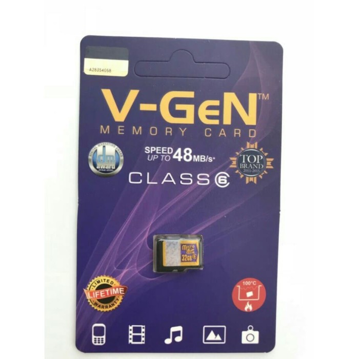 V-Gen Micro sd Transflash V Gen 16GB 32GB Non Adaptor VGEN